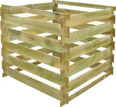 Produktbild von "2026 Promotion" Lattenkomposter 0,54 m3 Quadratisch Holz - Komposter CC25872