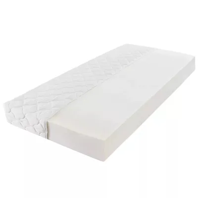 Image de vidaXL Matelas avec housse lavable 200×180×17 cm H3