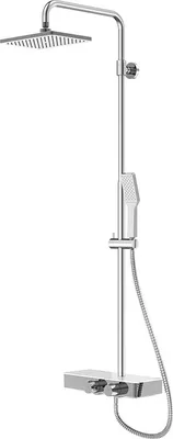 Produktbild von Steinberg Serie 390 Duschsystem, Glasablage, Thermostat, Easy Clean, Regenbrause, Handbrause, 3902700