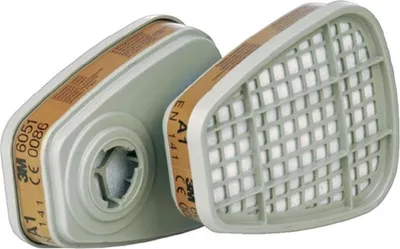 Produktbild von 3M Gasfilter A1 6051 EN141 für Art. Nr. 370675 / -680 / -690 - 6051
