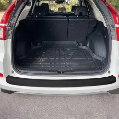 Produktbild von Ladekantenschutz Stoßstangenschutz für Honda CR-V 2012-2018 ABS Schwarz 1tlg