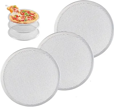 Produktbild von 3 x Pizzagitter Abkühlgitter Auftaugitter Kuchengitter Aluminium °483mm