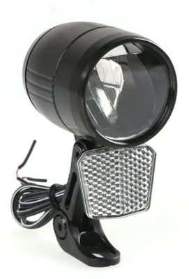 Produktbild von 306014 LED Fahrradscheinwerfer 100LUX Fahrradlampe Nabendynamo Standlicht Sensor