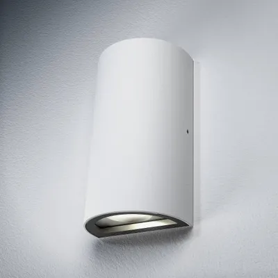 Produktbild von LEDVANCE ENDURA STYLE, Wandbeleuchtung für den Außenbereich, Weiß, Aluminium, Glas, IP44, Fassade, I