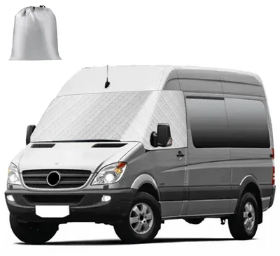 Obrázok produktu pre Kryt čelného skla pre Mercedes Sprinter NCV3 (2006-2018) a VW Crafter (2006-2017) - ochrana pred slnkom, snehom a ľadom