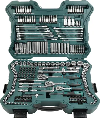 Steckschlüsselsatz 215-teilig, 1/4", 3/8", 1/2" Antrieb