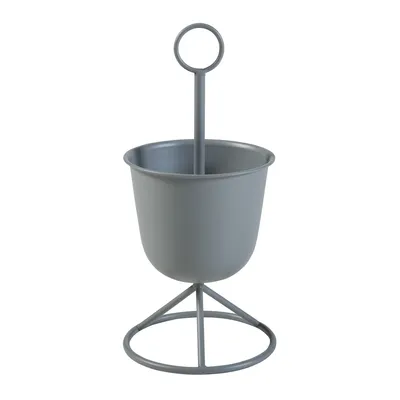 Produktbild von Blumenständer 'Alphen' 1 Topf 48x23cm Metall Grau