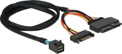 Obrázok produktu pre Delock kábel SFF-8643 samec > U.2 SFF-8639 samec
