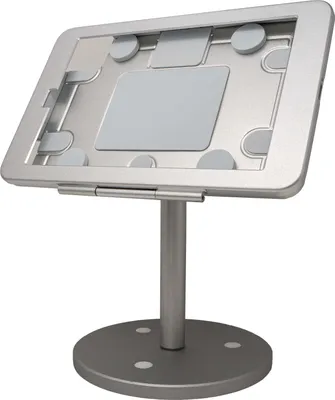 Produktbild von SYSTEM-S Tischhalterung 360° Ständer abschließbar für iPad Mini 6 (2021) in Grau