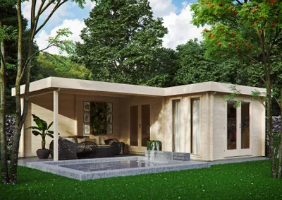 Produktbild von Fjordholz Gartenhaus Modell Luisa 44