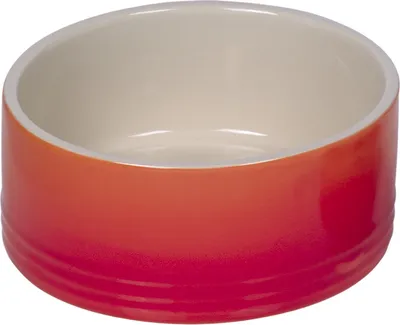 Zdjęcie produktu dla Miska ceramiczna Nobby Gradient pomarańczowa, wymiary: 18 x 7 cm