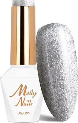 Obrázek produktu pro Molly Nails Queens Of Life Platinum HEMA/Di-HEMA-free hybridní lak na nehty, 8 g, č. 36