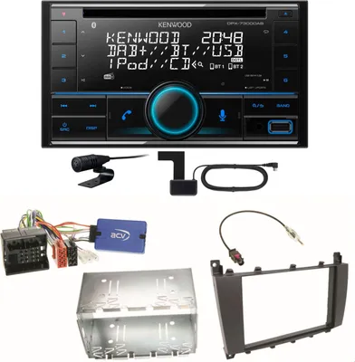 Produktbild von Kenwood DPX-7300DAB Bluetooth DAB CD USB Einbauset für Mercedes G Klasse W463