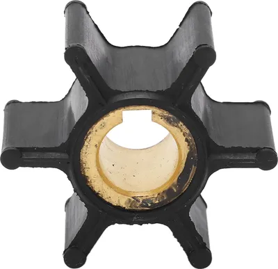 Image de Roue de pompe à eau de moteur hors-bord 0387361, 6 pales, remplacement pour moteur Johnson Evinrude 2 CV 1985-1990