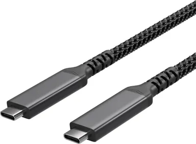 Produktbild von Flexline®-USB-C Ladekabel, 3.2, 100W PD, Textil, 1m
