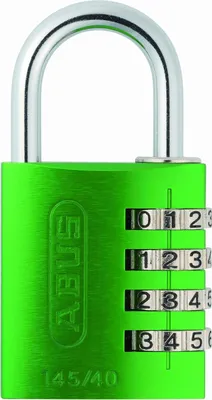 Immagine prodotto di ABUS Lucchetto antifurto con combinazione a 4 cifre – verde 145/40
