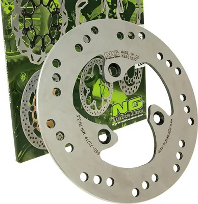Produktbild von NG Bremsscheibe 665 - 190 / 58 / 4mm 3 Loch kompatibel mit Peugeot Jet-Force C-Tech, Piaggio Typhoon Aprilia SR R LC Street NRG Racing Yamaha Neos MC2 Sport Gilera