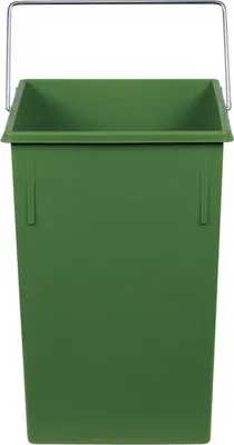 Image de Hailo bac intérieur 1073259 15 l vert avec poignée