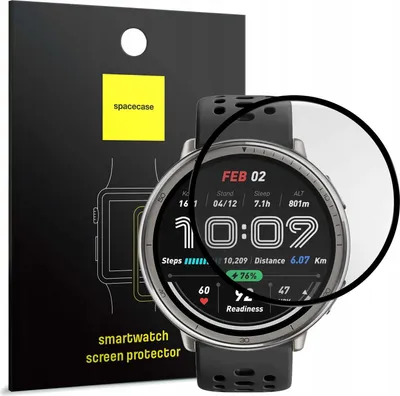 Produktbild von Spacecase SW Hybridglas Amazfit Active 2
