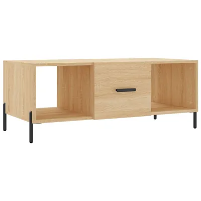 Zdjęcie produktu dla vidaXL Stolik kawowy dąb sonoma 102x50x40 cm materiał drewnopochodny
