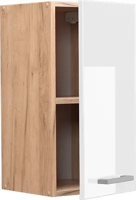 Produktbild von Hängeschrank Vicco R-Line Weiß Hochglanz 30 cm, Model 37114