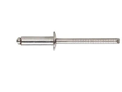 Produktbild von Blindnieten Flachkopf Ø 4 mm in Alu/Edelstahl Länge 10 mm Nieten Flachrundkopf für Edelstahl 50 Stück