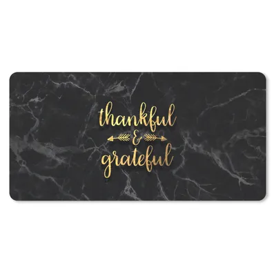 Produktbild von MuchoWow® Mauspad Mousepad Zitat - Sprichwörter - Gold - Marmor 60x30 cm - Mousepads - Maus Mat - Pad - Mausunterlage - Nachhaltig