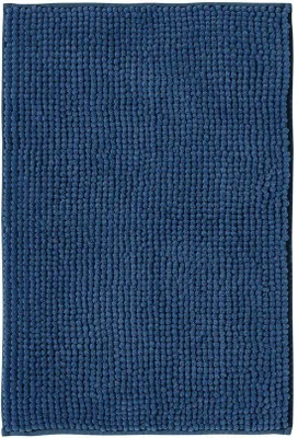 Obrázek produktu pro Uniqoos® Protiskluzová koupelnová rohož z mikrovlákna – měkká podložka do koupelny a sprchy, omyvatelná, modrá, 50 x 80 cm