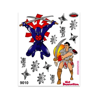 Produktbild von Sticker Ninja Samurai 20 x 24 cm