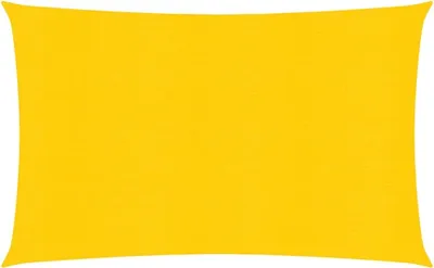 Image de Voile d'ombrage 160 g/m² rectangulaire jaune 5x7 m PEHD