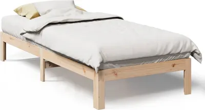 Obrázok produktu pre Posteľ z masívu bez matraca 90x200 borovicové drevo