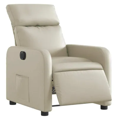 Immagine prodotto di Poltrona relax elettrica in Pelle finta crema