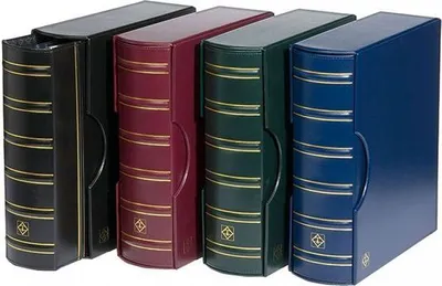 Produktbild von Ringbinder VARIO GIGANT, Classic-Design, inkl. Schutzkassette, blau