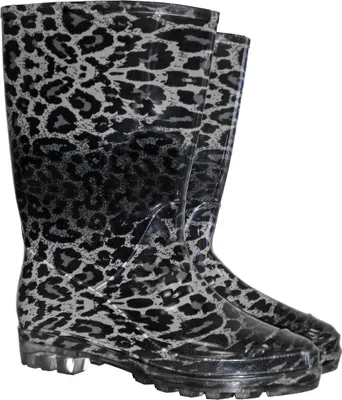 Zdjęcie produktu dla Buty damskie krótkie czarne typu kalosz BTDKCHECK 41