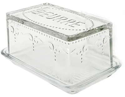 Produktbild von Butterdose Beurre nostalgischer Stil mit Deckel 7,5 x 10,3 x 16,5 cm