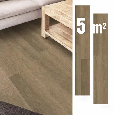 Produktbild von Selbstklebende Vinylpaneele 5 m² BRAUN Dielen PARKETT Wasserdicht