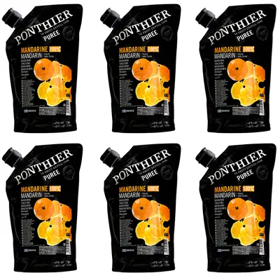 Produktbild von Ponthier MANDARINEN PÜREE Zitrus-Frucht-Püree 6x 1KG