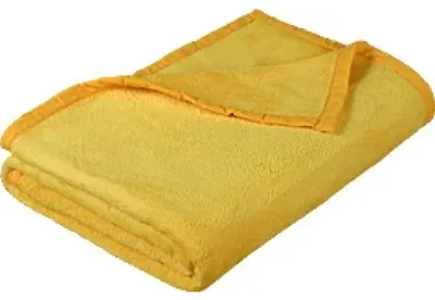 Zdjęcie produktu dla Koc Korall micro - Żółty - 100x150