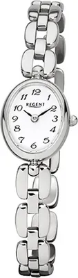 Produktbild von Regent Damen-Armbanduhr silber Analog F-966 Stahl-Armband D2URF966