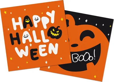 Produktbild von Servietten 'Happy Halloween' - Halloween BoOo! - 33 x 33 cm - 20 Stück