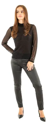 Productafbeelding van Morgan Damen tanktop, model 252-tmesh, zwart, maat M, XS