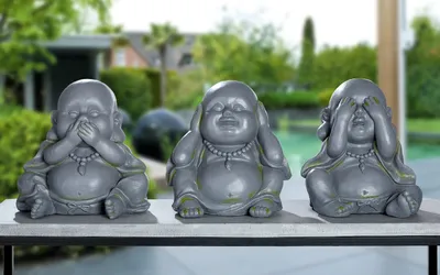 Productafbeelding van Gilde Magnesi Lucky Buddha "Niets zien" 36137