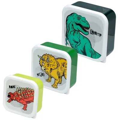Produktbild von Dinosaurier Vesperdosen im 3er Set