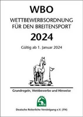 Obrázek produktu pro Wettbewerbsordnung für den Breitensport 2024