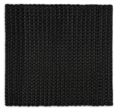 Produktbild von Heckettlane Badematte - 60% Polyester 40% Baumwolle - Bidetmatte Vellutato 60x60 cm in Dark Grey