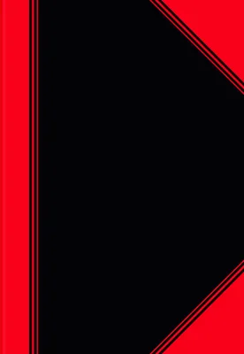 Image de Carnet de notes Landré China, DIN A4, ligné, 96 feuilles, papier 70 g/m², noir/rouge