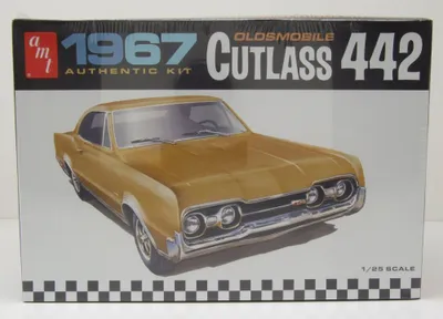 Image de AMT 1365 Oldsmobile Cutlass 442 1967, maquette en plastique à l'échelle 1:25