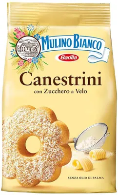 Immagine prodotto di Mulino Bianco Canestrini con zucchero a velo/Puderzucker 200 gr.