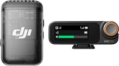 Obrázok produktu pre DJI Mic 2, 50 - 20000 Hz, 21 dB, 120 dB, Všesmerový, Bezdrôtový, Bluetooth