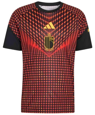 Image de Maillot Adidas Belgium 26 Home Pre Match Jersey "Black / Red" pour Unisex